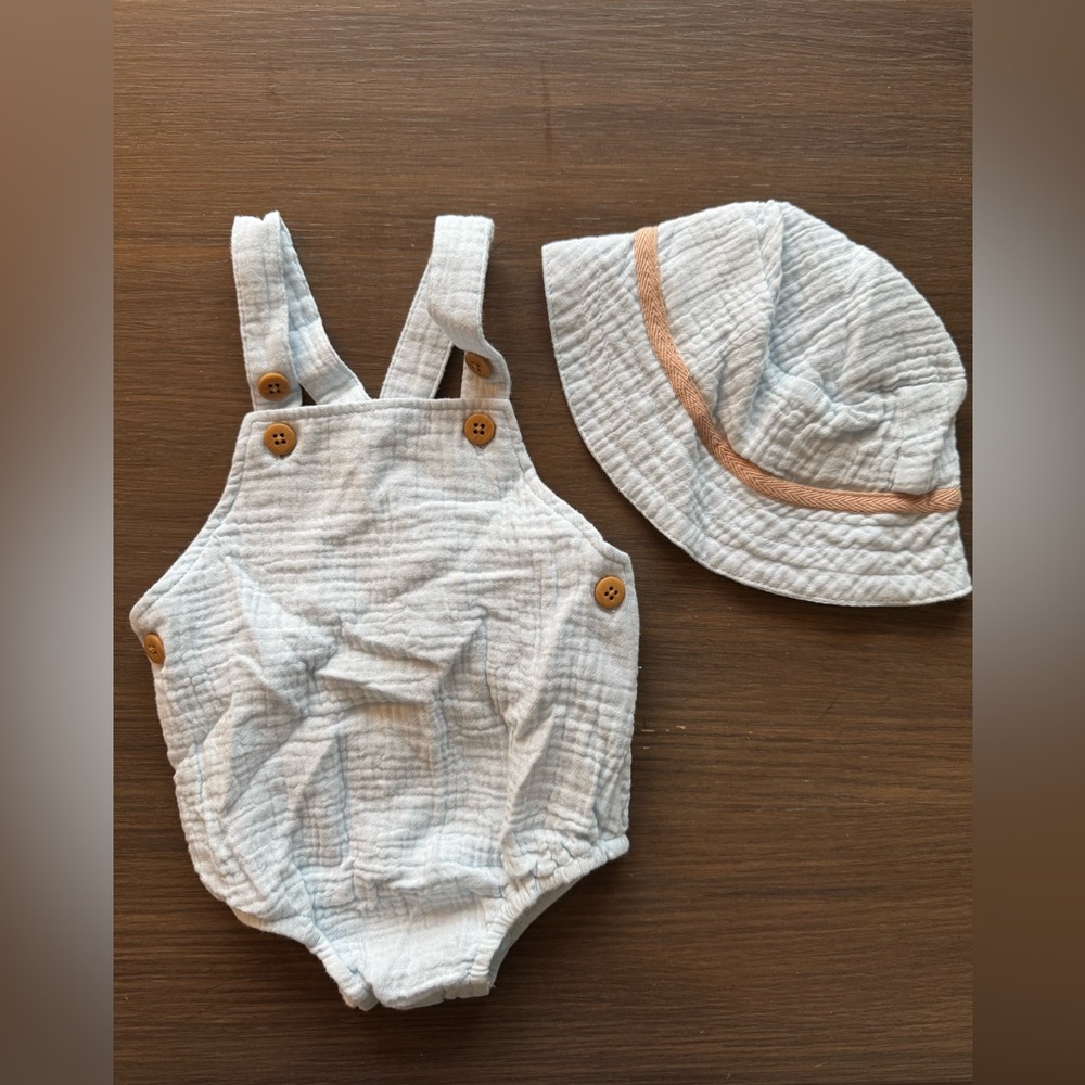 Little Me romper set, 6M